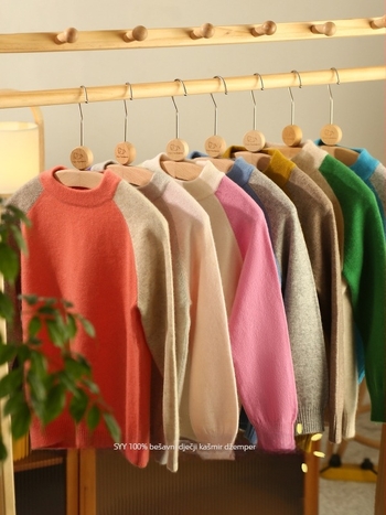 Dječji kašmirski pulover, 100% čisti kašmir, raglanskih rukava, unisex