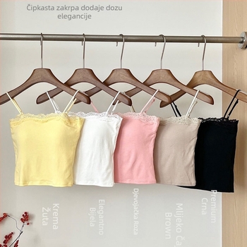 Camisola s čipkom, viskoza, glavni udio 90–95%, naramenice sling