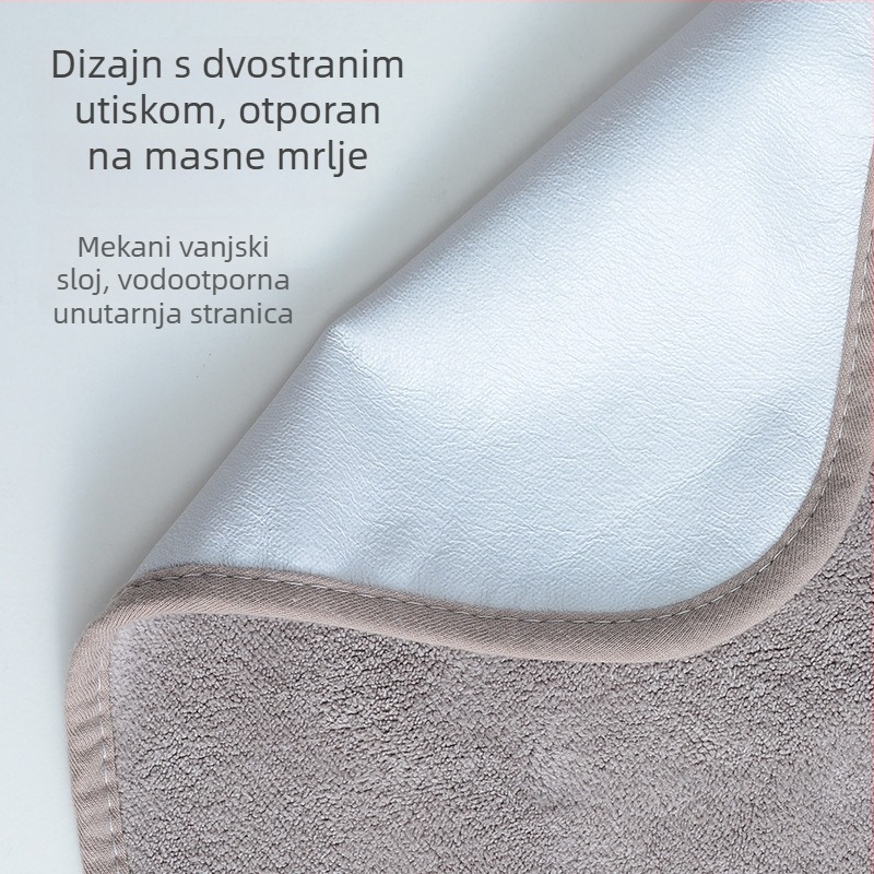Grace/Jielia dječji vodootporni vez s ručnikom za lice i četkanje zuba, za djecu 3–8 godina, Materijali: vunena pređa smješa poliestera/poliamida