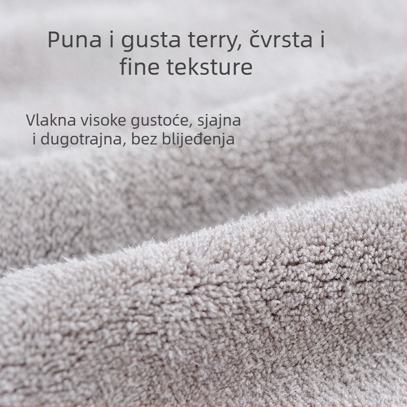 Grace/Jielia dječji vodootporni vez s ručnikom za lice i četkanje zuba, za djecu 3–8 godina, Materijali: vunena pređa smješa poliestera/poliamida