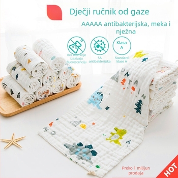 Bejbi marle ručnik za lice, 100% pamuk, izuzetno mekan, ručnik za kupanje za novorođenče
