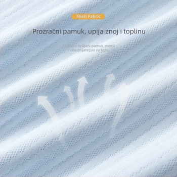 Deka za maženje za novorođenčad, punilo od čistog pamuka, pamuk materijal, jednobojni uzorak, pogodna za ljeto, proljeće i jesen, za bebe i malu djecu.