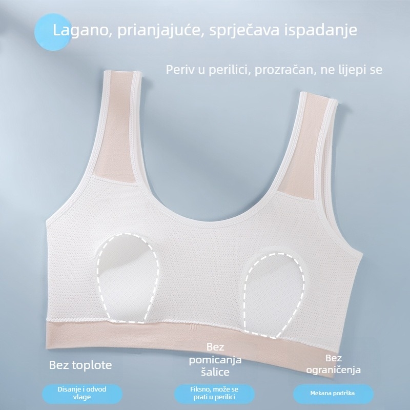 Tube top od pamuka – 70–80% pamuka, ultra tanke oblikovane košarice 1/2, prozračan, bezšav, udoban