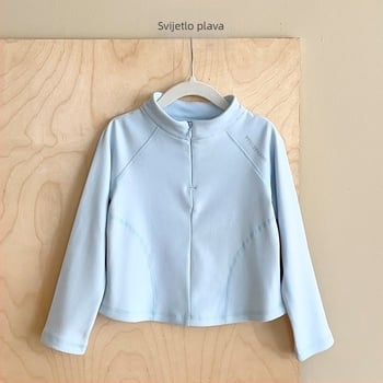 Fat Elephant Derong velur dječji gornji dio s dugim rukavima, 100% poliester, jesen 2025