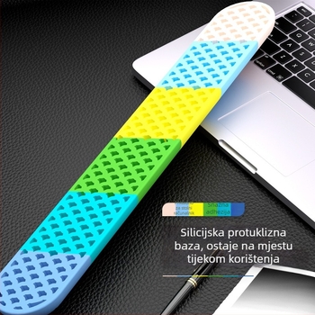 Mala silikonska podmetač za zglob za tipkovnicu, jednostrana, s podrškom, metalna preša, ispisan logo, model J446/J447
