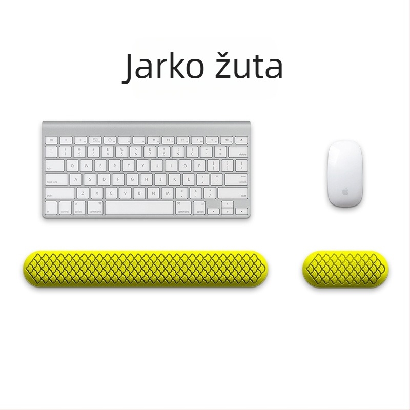 Mala silikonska podmetač za zglob za tipkovnicu, jednostrana, s podrškom, metalna preša, ispisan logo, model J446/J447