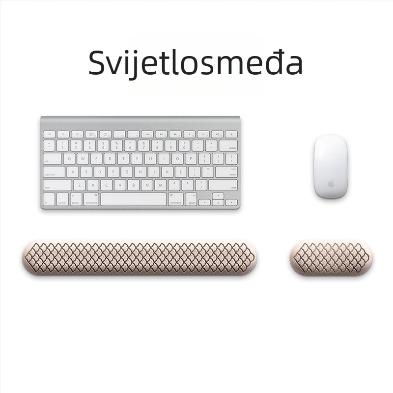 Mala silikonska podmetač za zglob za tipkovnicu, jednostrana, s podrškom, metalna preša, ispisan logo, model J446/J447