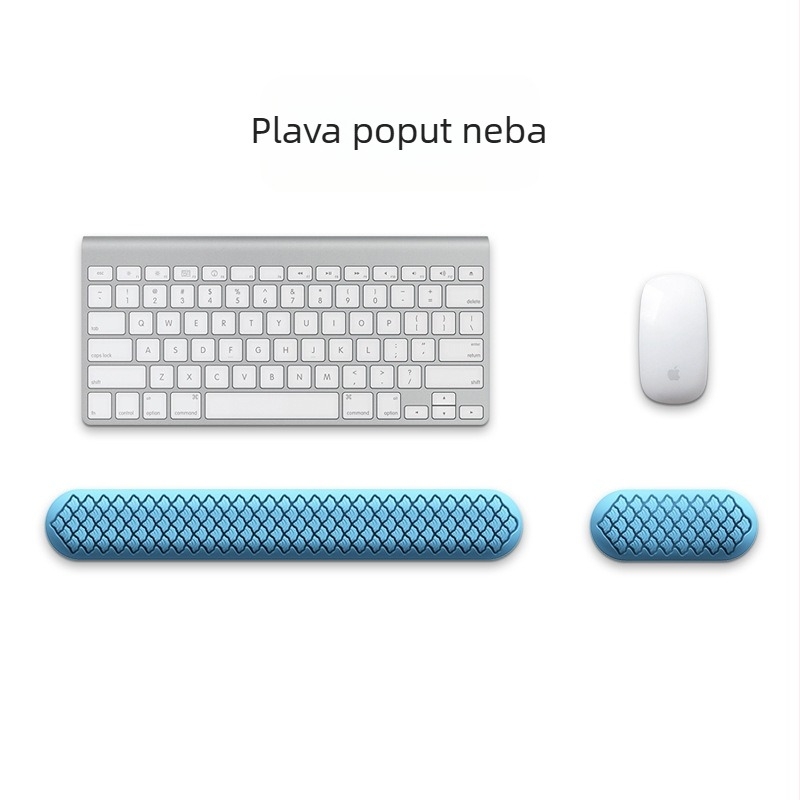 Mala silikonska podmetač za zglob za tipkovnicu, jednostrana, s podrškom, metalna preša, ispisan logo, model J446/J447