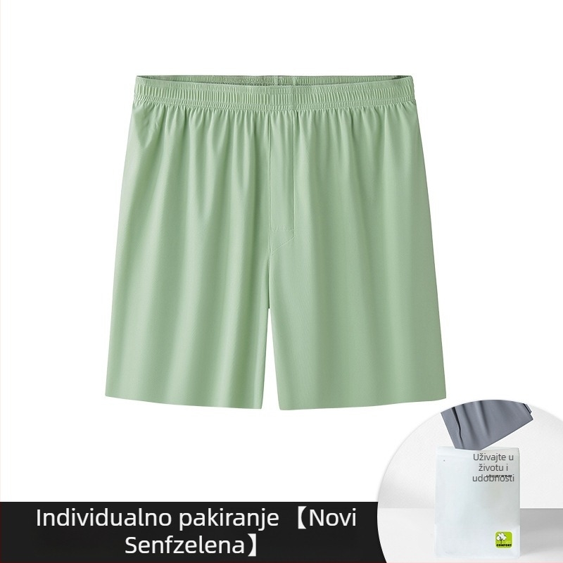 Muške pidžama hlače - Najlon tkanina 80-90% sadržaj, 51-60D pređa, brzo sušenje i prozračnost, srednji pojas, za sve sezone