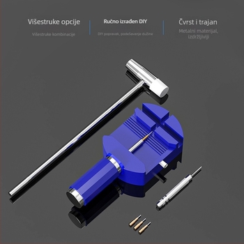 Set alata za satove za uklanjanje kaiša i podešavanje — alat za uklanjanje veza, vodootporan dizajn, 40-dijelni set, kućna upotreba