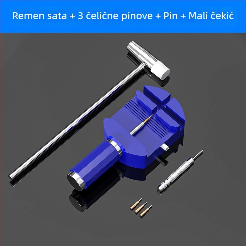 Set alata za satove za uklanjanje kaiša i podešavanje — alat za uklanjanje veza, vodootporan dizajn, 40-dijelni set, kućna upotreba