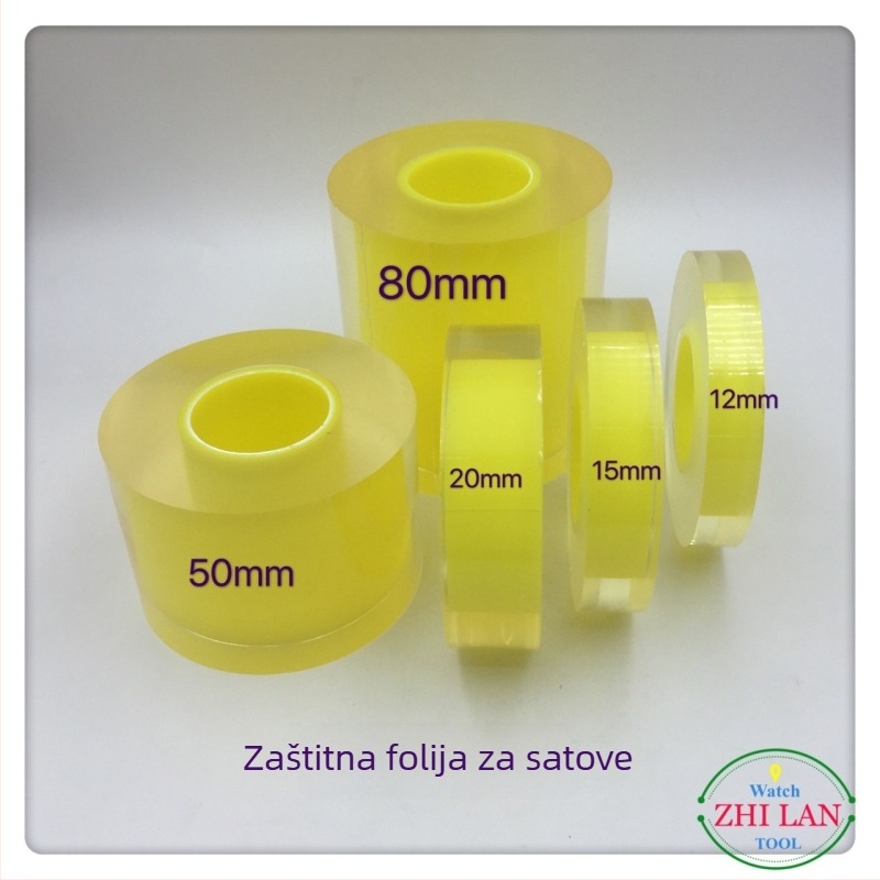 Zilan zaštitni film za satove – PVC, 1 komad, za popravak satova, standard Nacionalni sustav
