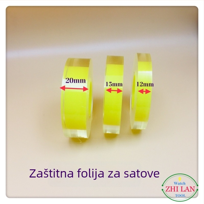 Zilan zaštitni film za satove – PVC, 1 komad, za popravak satova, standard Nacionalni sustav