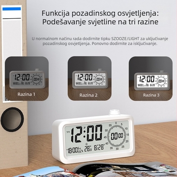 Studentski vizualni timer sat za dnevni boravak s dvostrukim zaslonom, moderan budilnik za djecu