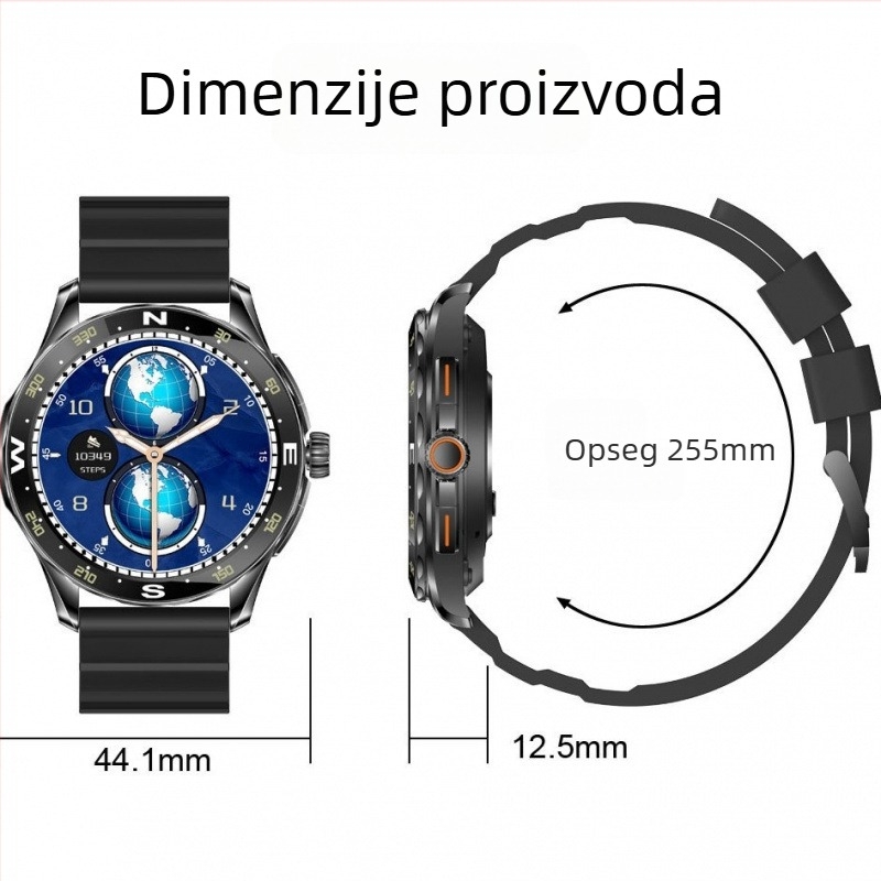 Pametni sat Y88 s AMOLED zaslonom, mjerenje zasićenja kisikom u krvi, praćenje otkucaja srca i krvnog tlaka, Bluetooth pozivi