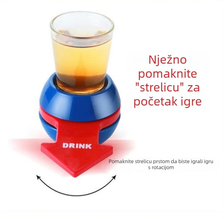 Igra za piće s okretanjem strelice — ABS materijal, Runwei, unutarnja rekreacijska igra, za uzrast 14+