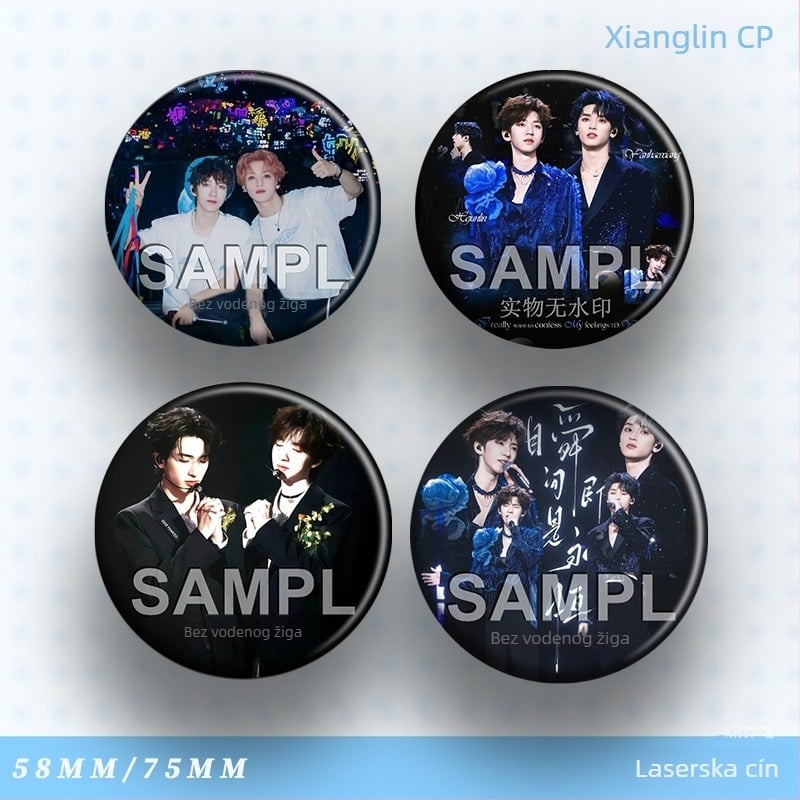 Pin za ruksak – fan-merch, Tinplate materijal