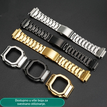 Hendry Casio serija DW-H5600 mali kvadratni kućište i remen od nehrđajućeg čelika