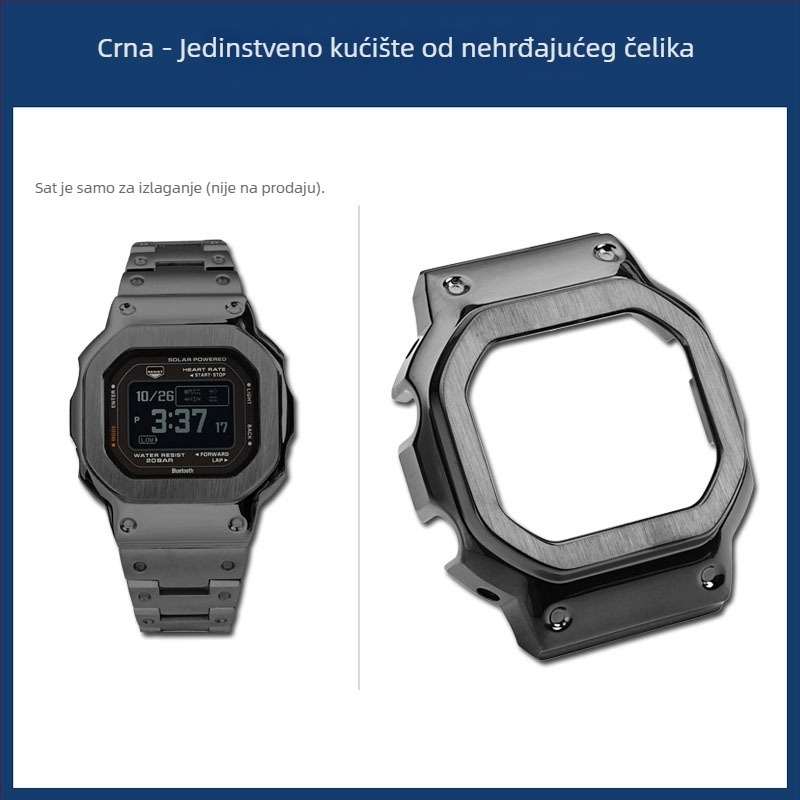 Hendry Casio serija DW-H5600 mali kvadratni kućište i remen od nehrđajućeg čelika