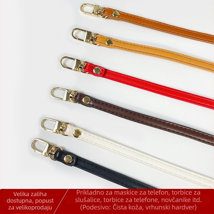 PU naramenica za torbe - dodatak za crossbody kaiš, jednobojna, fina tekstura, ultra lagana, može se kupiti odvojeno