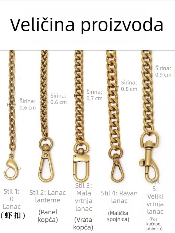 Metalni remen za torbu Dionysus, otporan na habanje, gradski minimalistički stil, proljeće 2025.