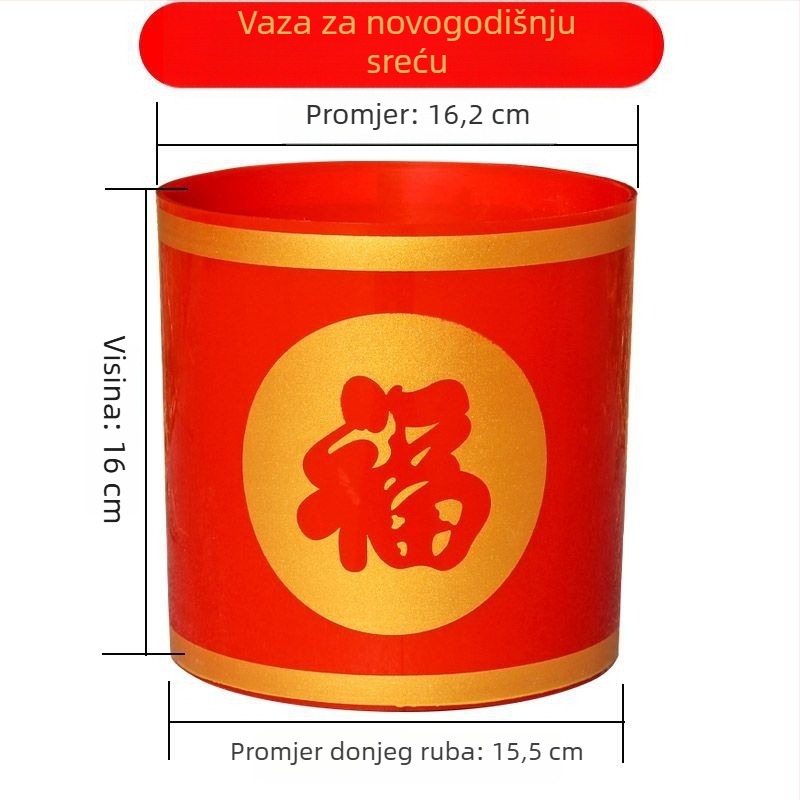 Plastični lonac za cvijeće, otporan na koroziju, podni dizajn, jednostavan stil, za kućno vrtlarstvo