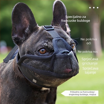 Belu Muzzle za pse, Poliester, Prozračna, Prot lajanja i ugriza