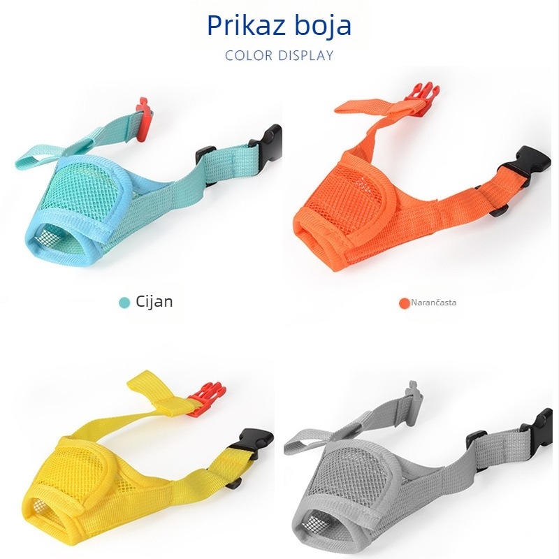 Namusnica za pse od najlona, pakiranje 280 komada, protiv ugriza i lajanja, omogućuje piti vodu