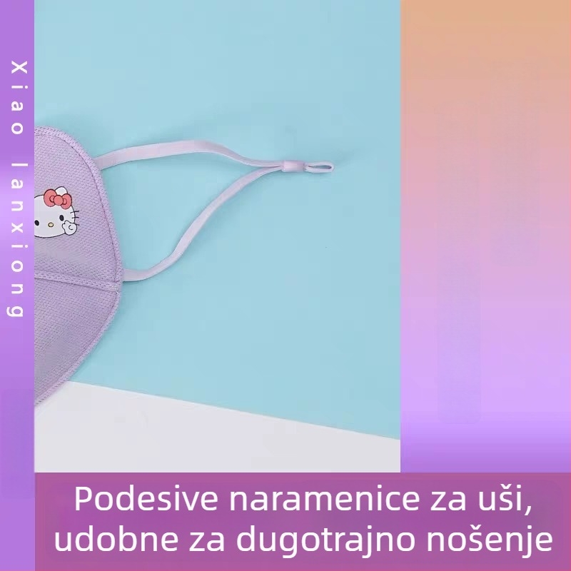 Dječja topla maska s crtanim motivom za zimu – debela maska od pamuka, otporna na vjetar za dječake i djevojčice