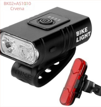 Prednje svjetlo za bicikl T6 s prikazom snage; kratki i dugi snop, USB punjenje (Marka: DTUCYCLE East; Privatna oznaka: Da; Prilagodba obrade: Ne; Uvoz: Ne)