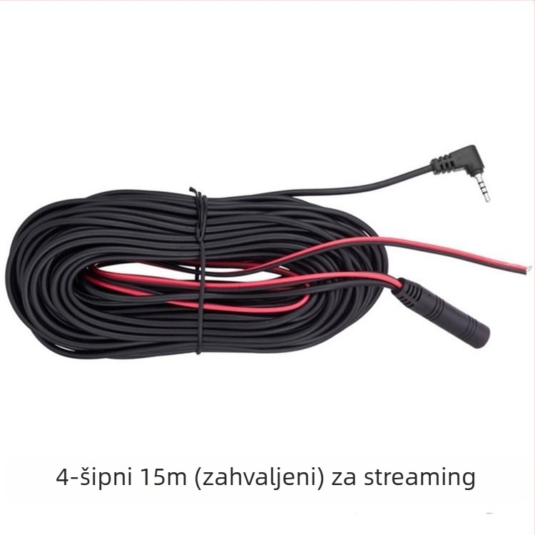 Automobilska dash cam s streamingom stražnjeg objektiva, 1080P, AHD, 170°, model HF-AHD-5050J, napajanje 5V