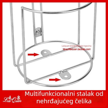 Metalni držač čaša u automobilu s izolacijom, montaža na stražnji dio sjedala, bez prilagodbe