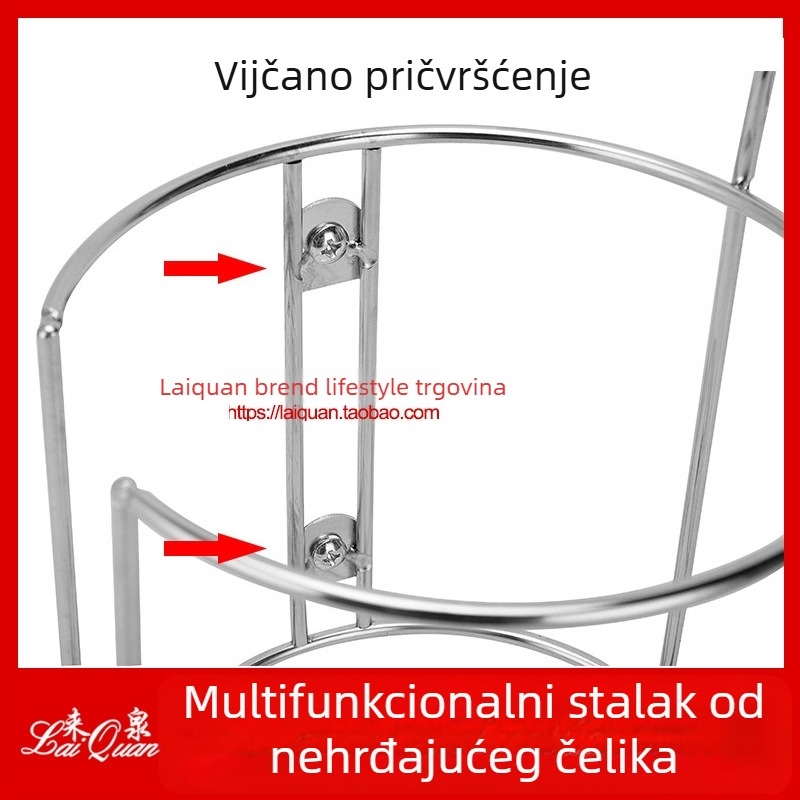 Metalni držač čaša u automobilu s izolacijom, montaža na stražnji dio sjedala, bez prilagodbe