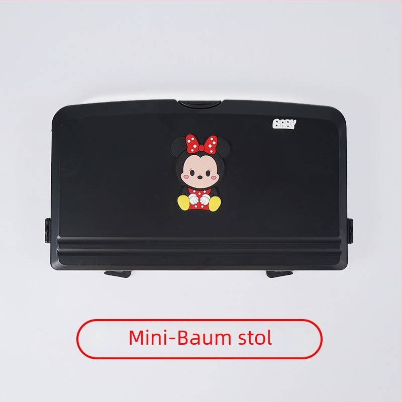 Sklopivi stol za jelo za stražnje sjedalo automobila s prostorom za pohranu - McLaren E-21qw, umjetna ploča, ugrađena montaža, funkcija: preklop