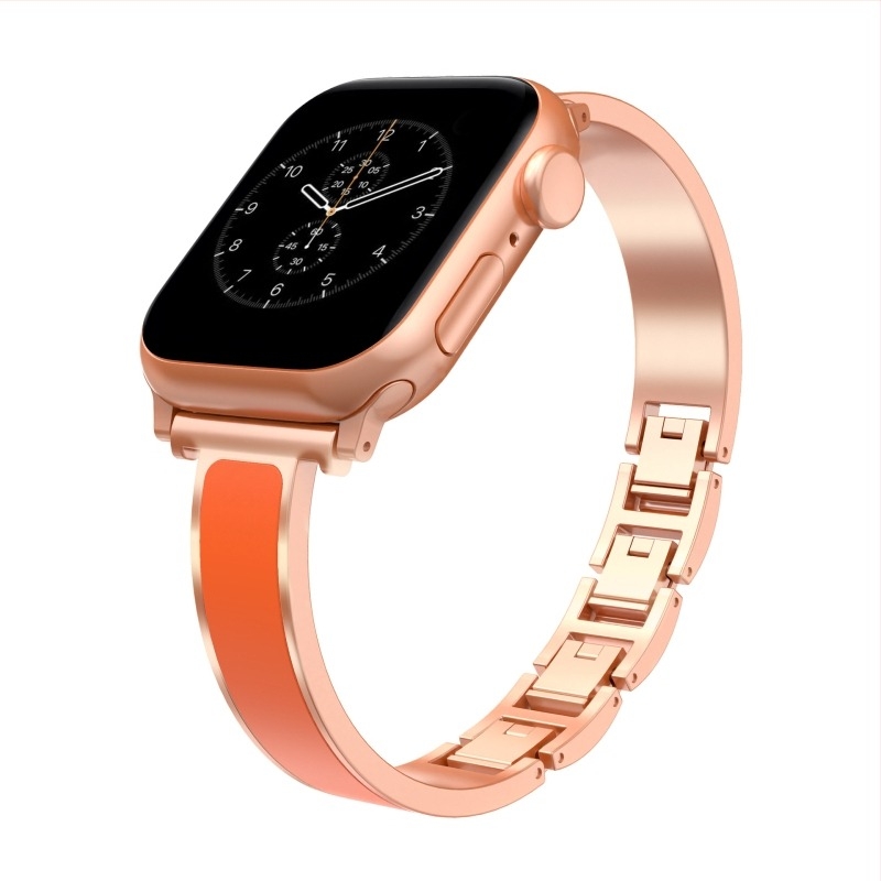 Metalna lančana narukvica s dijamantima za Apple Watch S1109876, 20 mm tanak remen