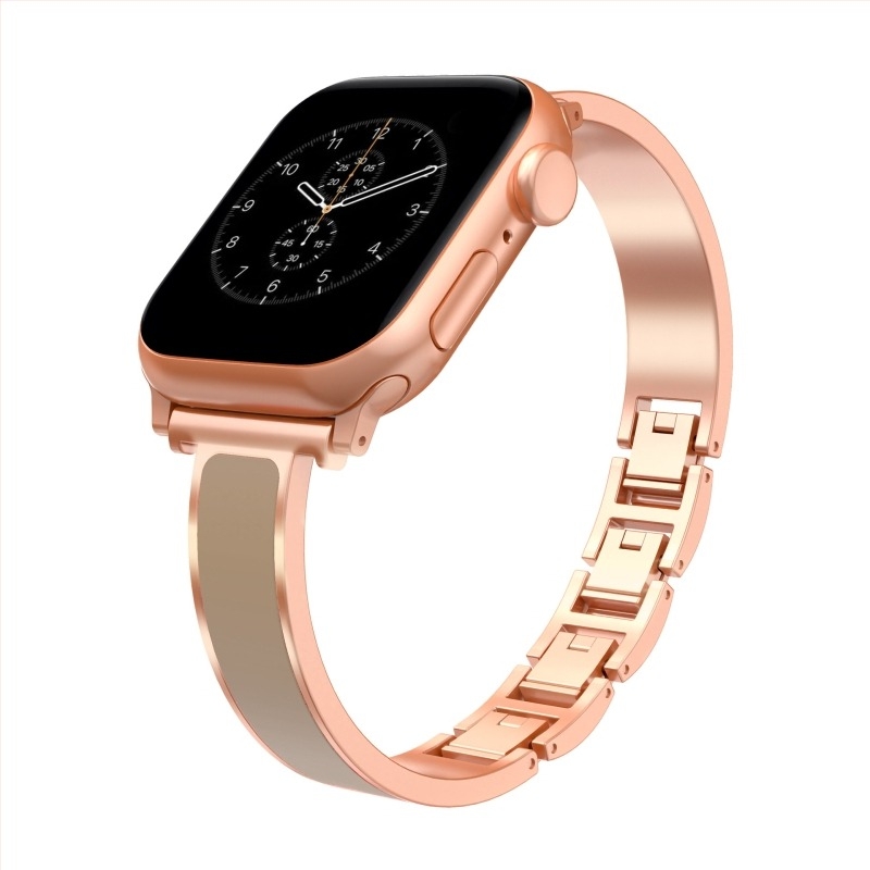 Metalna lančana narukvica s dijamantima za Apple Watch S1109876, 20 mm tanak remen