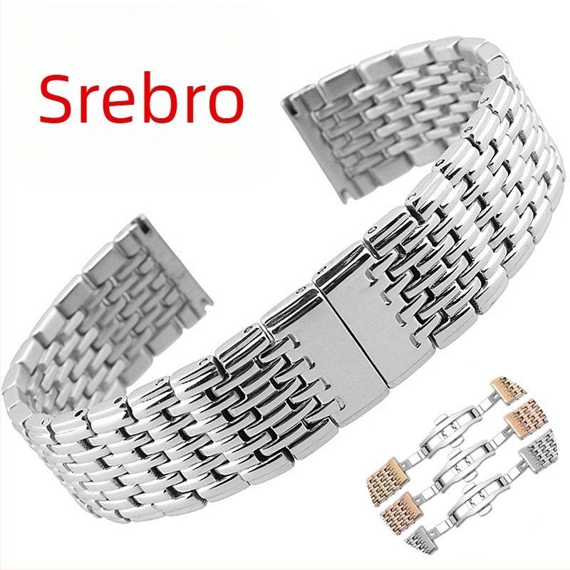 Nehrđajući čelik remen za sat Cheerful Strap, zimska 2023 izdanje, stilovi: poslovno, elegantno, minimalističko, svakodnevno, uredska moda