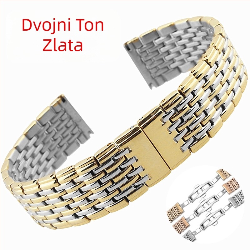 Nehrđajući čelik remen za sat Cheerful Strap, zimska 2023 izdanje, stilovi: poslovno, elegantno, minimalističko, svakodnevno, uredska moda