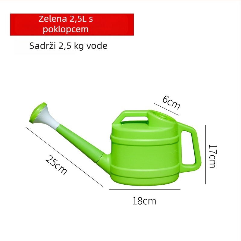 Lijevka za zalijevanje s debelim dugim vrhom, plastična