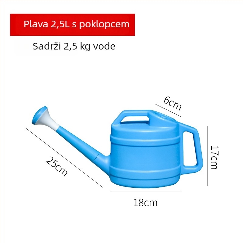 Lijevka za zalijevanje s debelim dugim vrhom, plastična