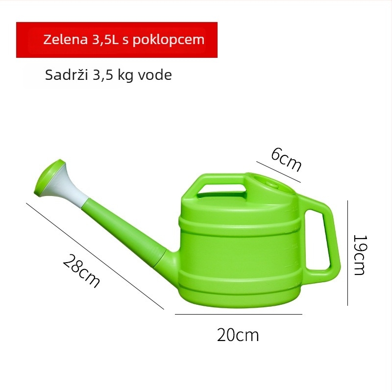 Lijevka za zalijevanje s debelim dugim vrhom, plastična