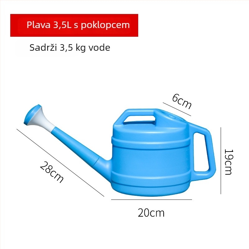Lijevka za zalijevanje s debelim dugim vrhom, plastična
