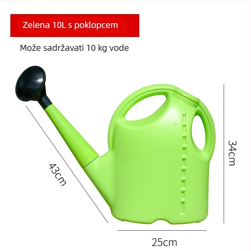 Lijevka za zalijevanje s debelim dugim vrhom, plastična