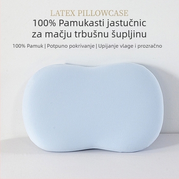 Jastučnica s mačjim trbusom - jednostavna tkanina, 100% pamuk, reaktivno ispisivanje i bojanje, moderni minimalistički stil