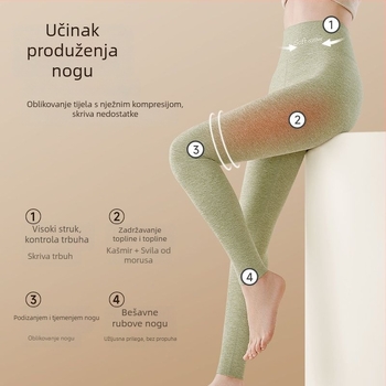 All-in-one hlače od debelog poliestera, glavni udio tkanine 90–95%, uski kroj, duljina hlača.
