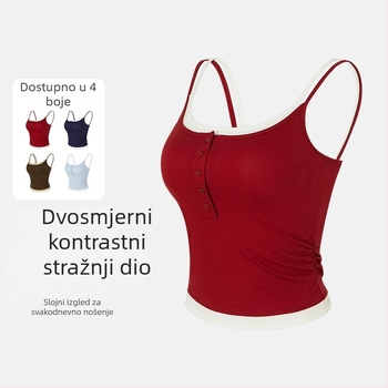 Sportska vesta sa sling stilom, uski kroj, Lyocell 50–70% i visoka elastičnost