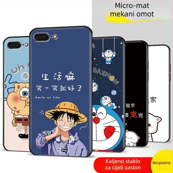 Silikonska zaštitna maska za Apple iPhone – potpuno pokriće, Cartoon stil (Materijal: silikon; Kompatibilnost: Apple; Stil: All-inclusive, Cartoon)