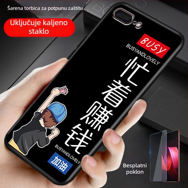 Silikonska zaštitna maska za Apple iPhone – potpuno pokriće, Cartoon stil (Materijal: silikon; Kompatibilnost: Apple; Stil: All-inclusive, Cartoon)