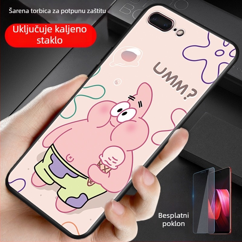 Silikonska zaštitna maska za Apple iPhone – potpuno pokriće, Cartoon stil (Materijal: silikon; Kompatibilnost: Apple; Stil: All-inclusive, Cartoon)