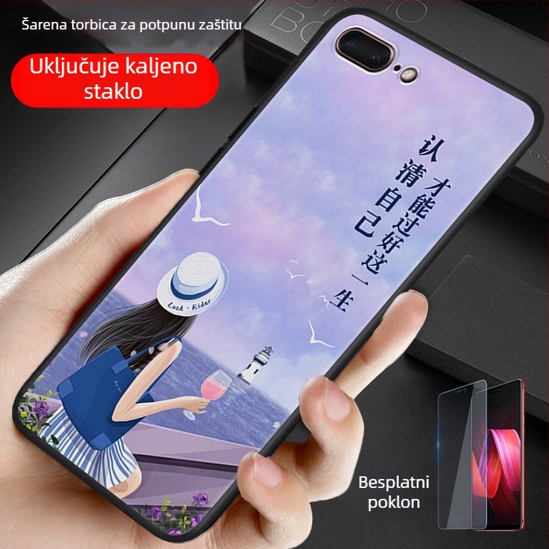 Silikonska zaštitna maska za Apple iPhone – potpuno pokriće, Cartoon stil (Materijal: silikon; Kompatibilnost: Apple; Stil: All-inclusive, Cartoon)